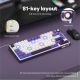Royal Kludge RK R75 RGB Hot-Swappable Blackberry Switch Mechanical Keyboard